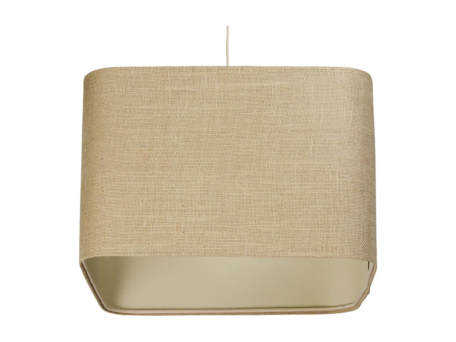 Suspension tendance en jute naturel - Hauteur 25 cm