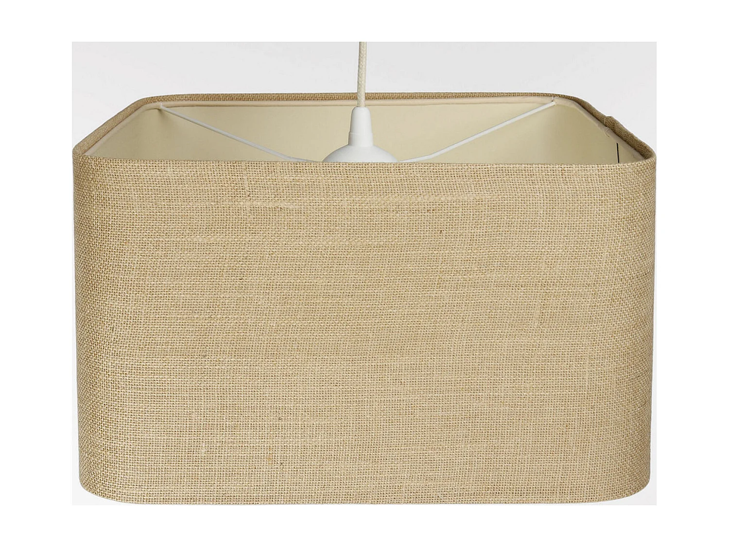 Suspension tendance en jute naturel - Hauteur 25 cm