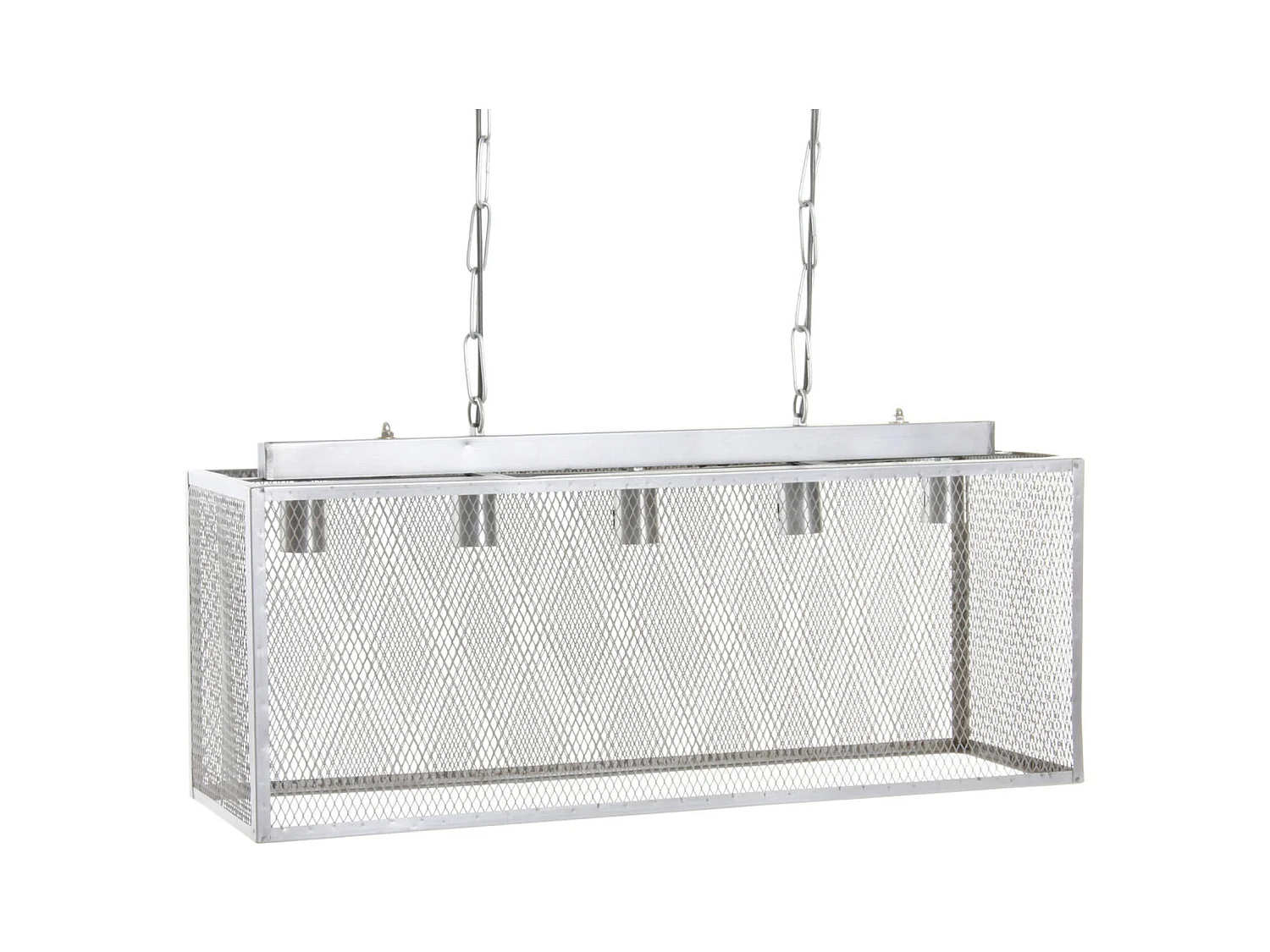 Suspension métal gris élégante pour intérieur chic