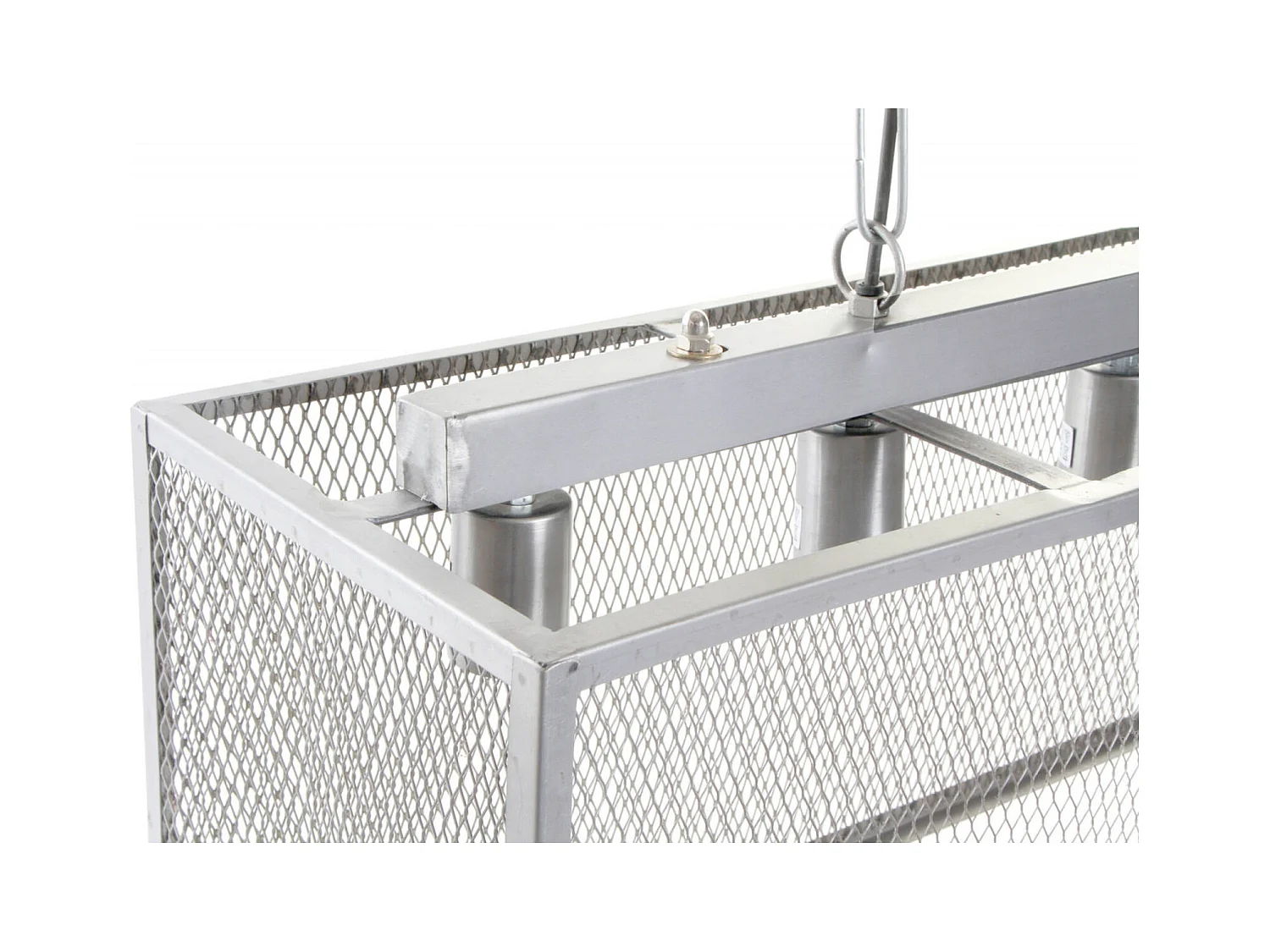 Suspension métal gris élégante pour intérieur chic