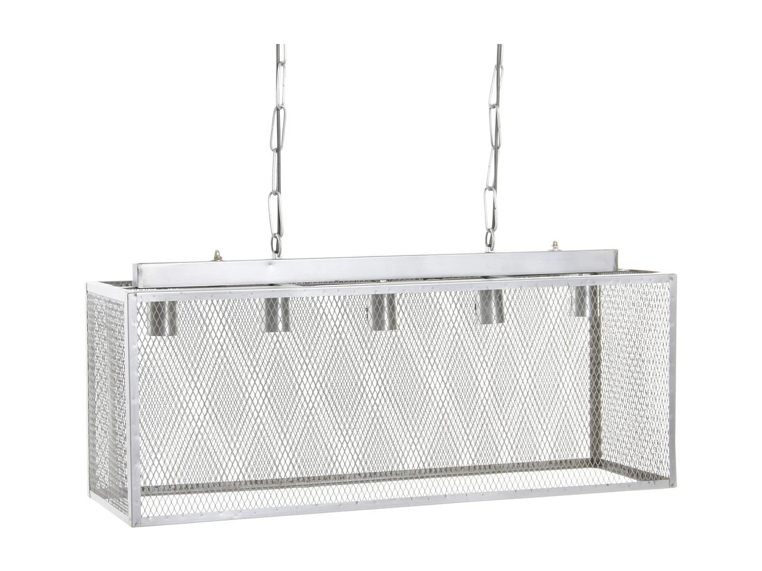 Suspension métal gris élégante pour intérieur chic