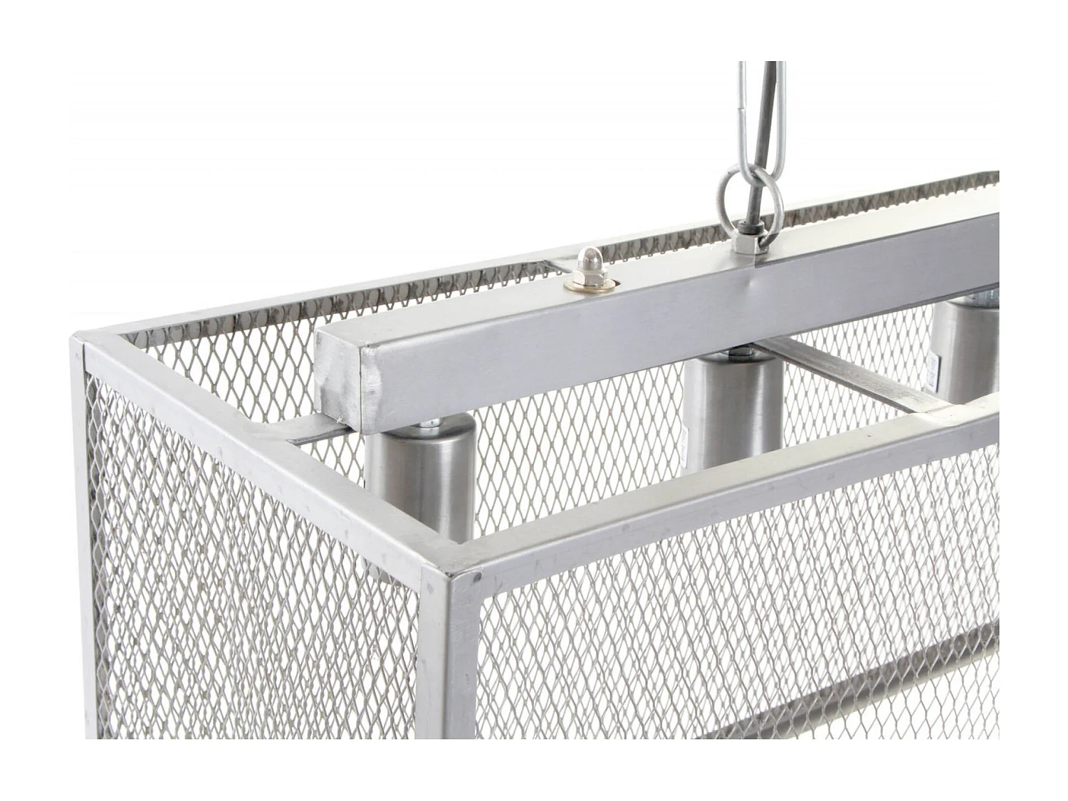 Suspension métal gris élégante pour intérieur chic