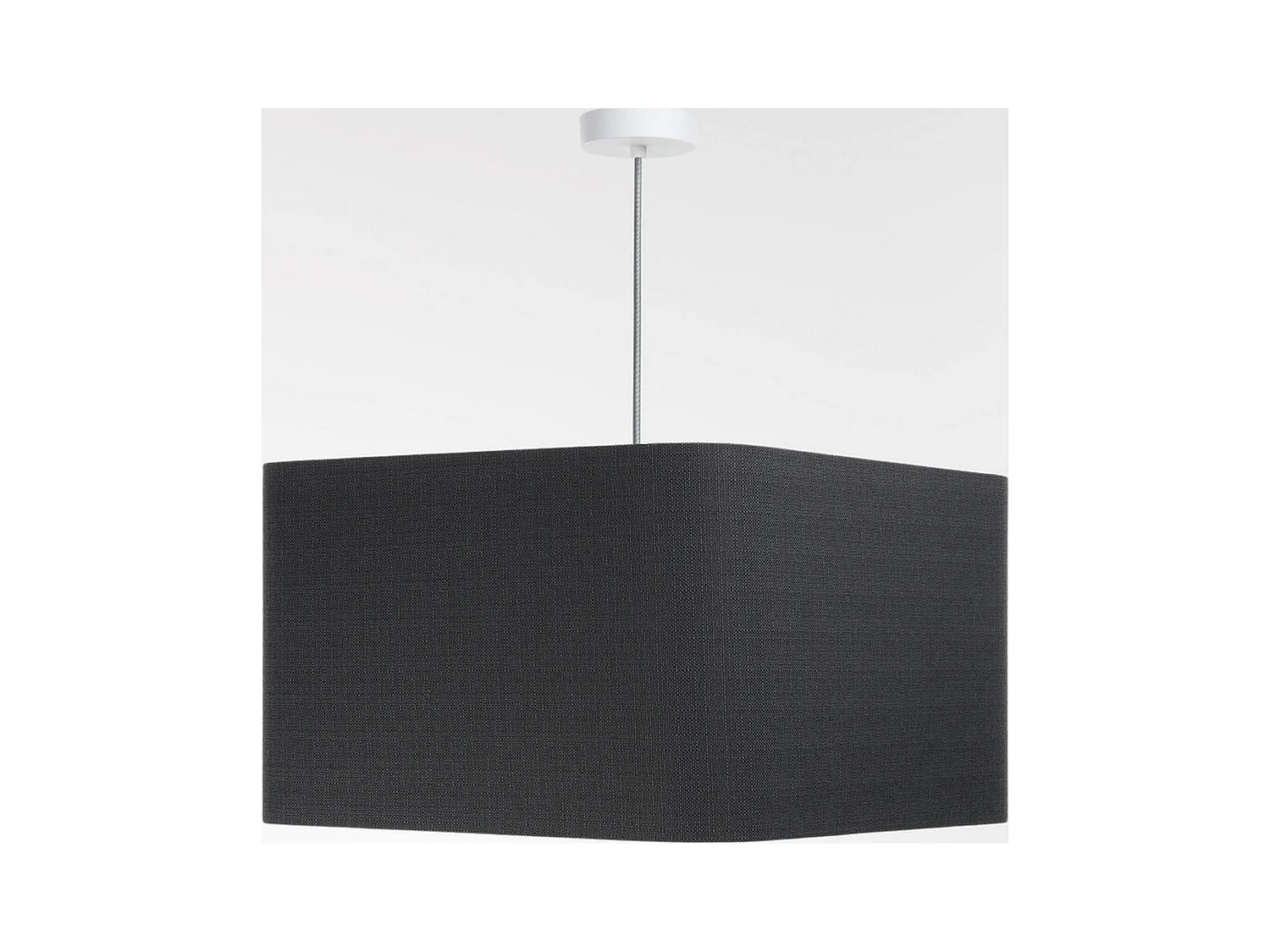 Suspension textile lin graphique design élégant - Hauteur 20 cm