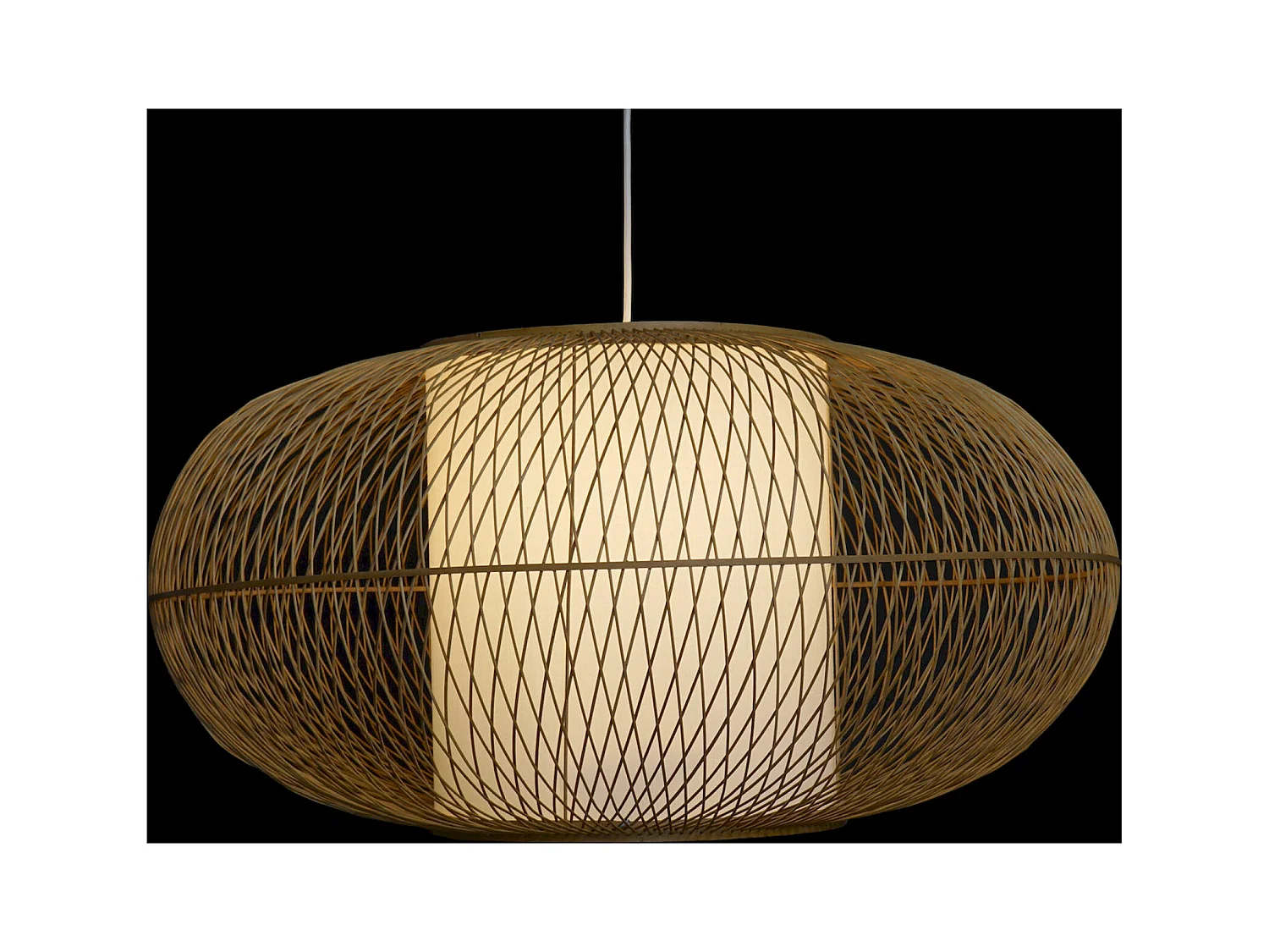 Suspension bambou élégant pour ambiance zen