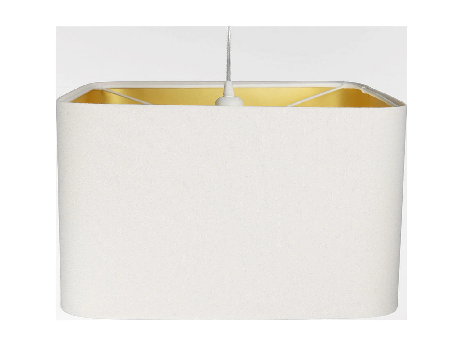 Suspension élégante touché velours doux et détails dorés - Hauteur 25 cm