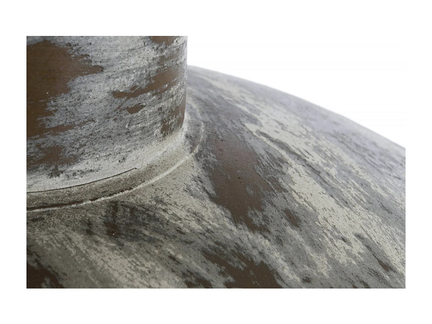 Suspension industrielle gris effet patiné élégant