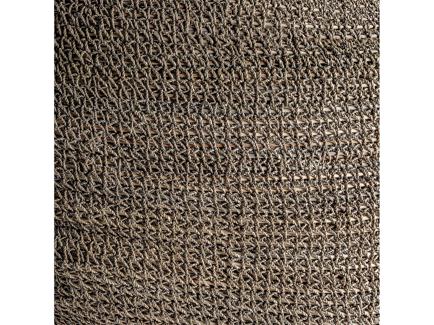 Suspension boho chic marron en palme