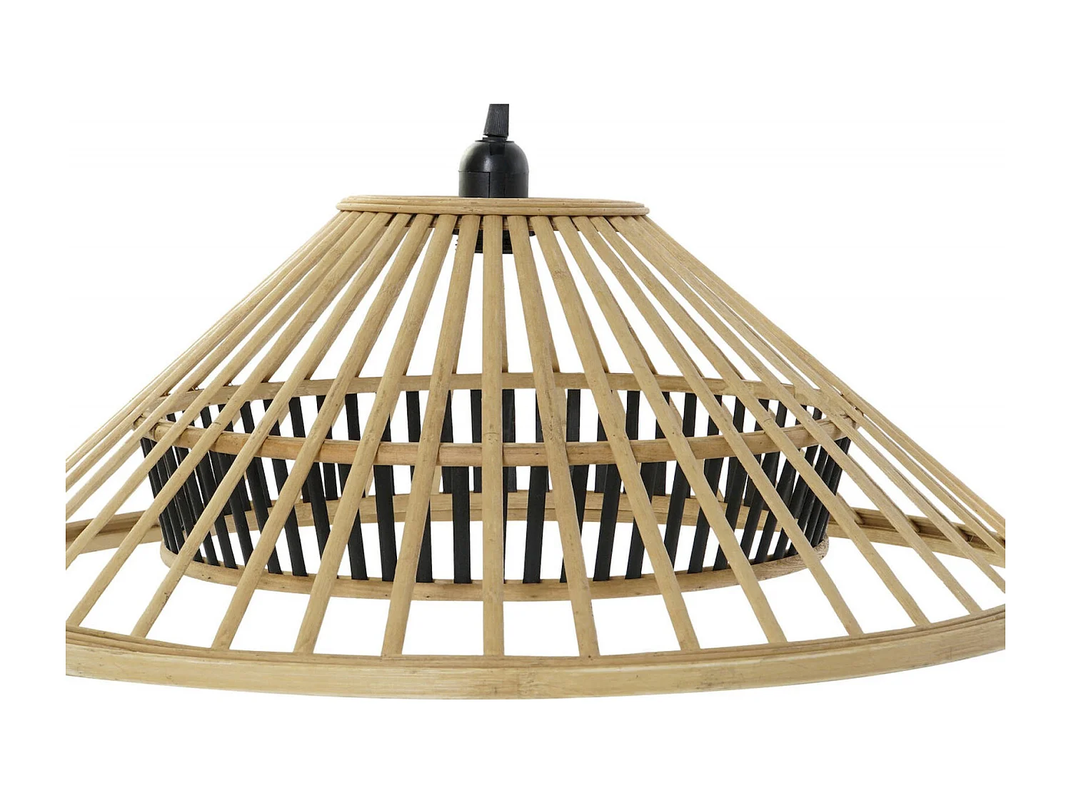 Suspension éclat bambou marron intérieur chic