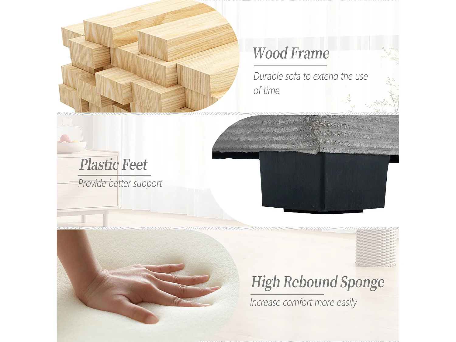 Canapé 2 places en velours gris – dossier inclinable et convertible en lit - 2 coussins inclus - idéal pour salon ou bureau