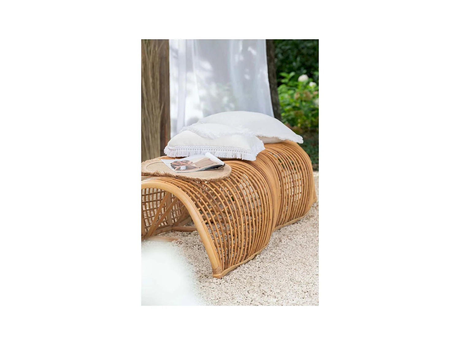 Banc Firestone en Rotin