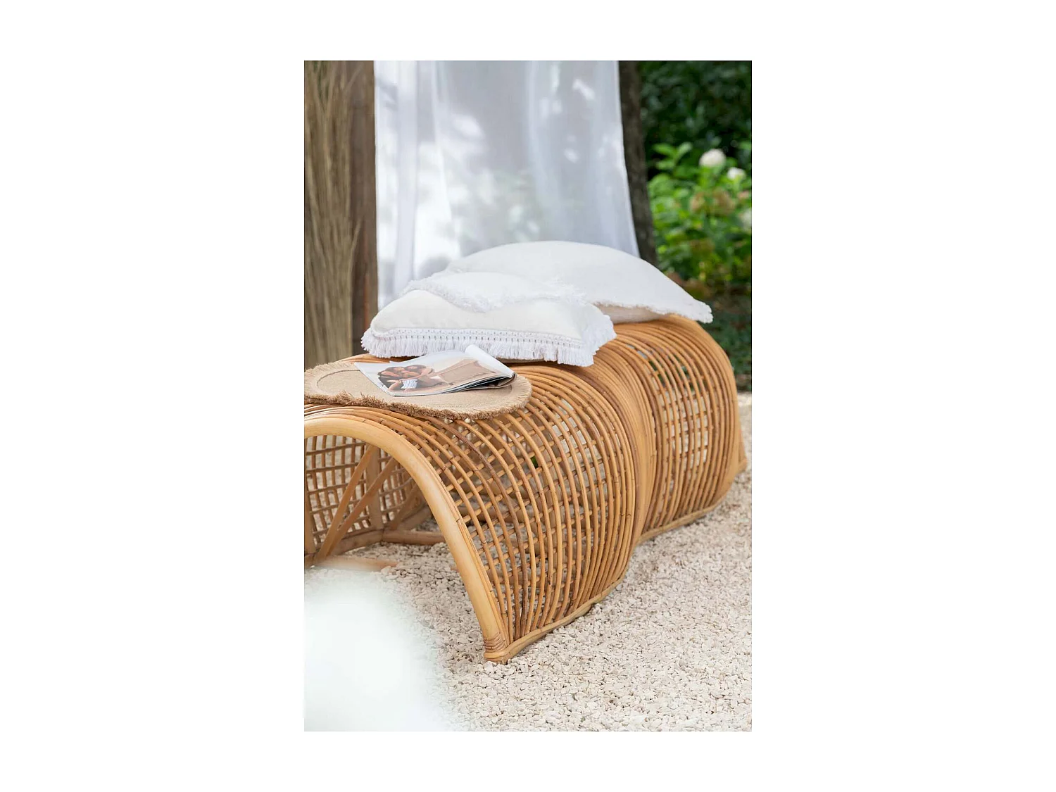 Banc Firestone en Rotin