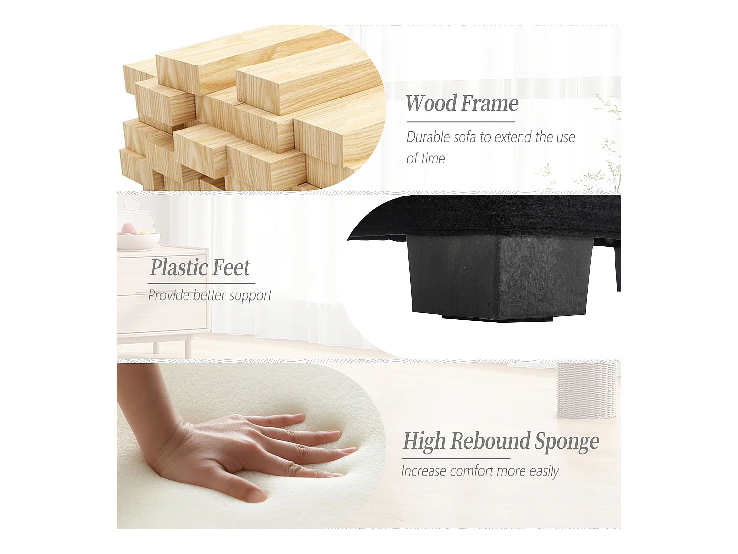 Canapé 2 places en velours noir – dossier inclinable et convertible en lit - 2 coussins inclus - idéal pour salon ou bureau