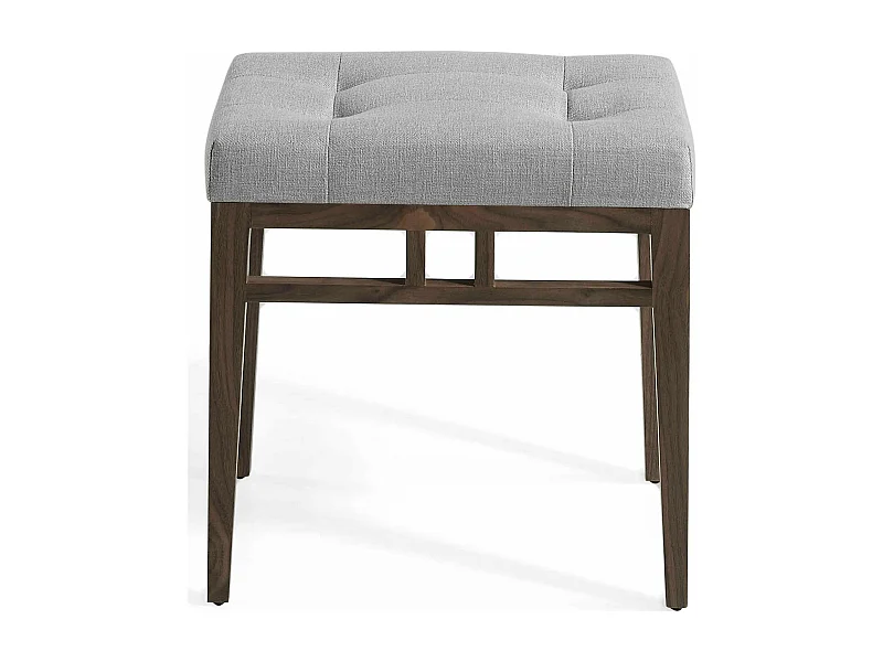 Banc rembourré structure bois