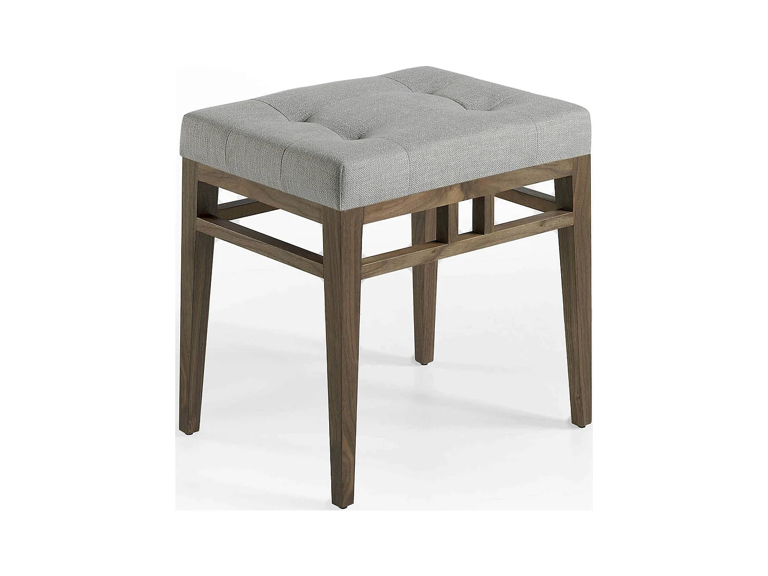 Banc rembourré structure bois