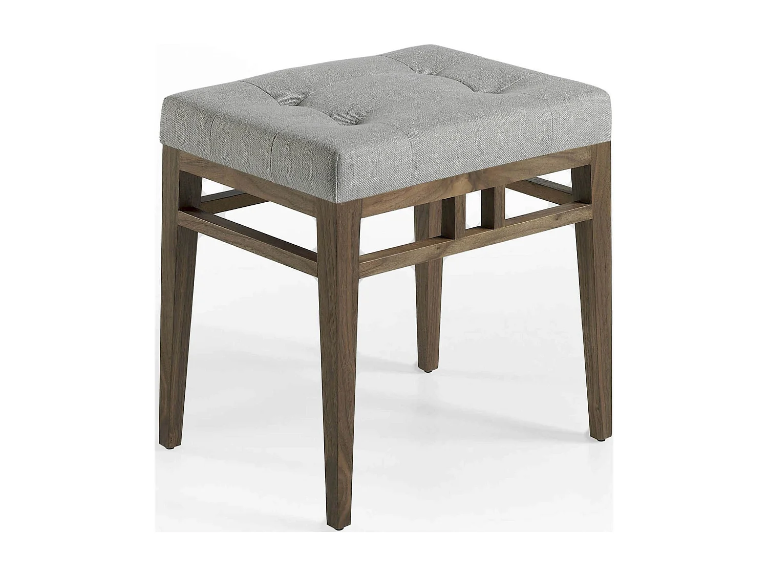 Banc rembourré structure bois