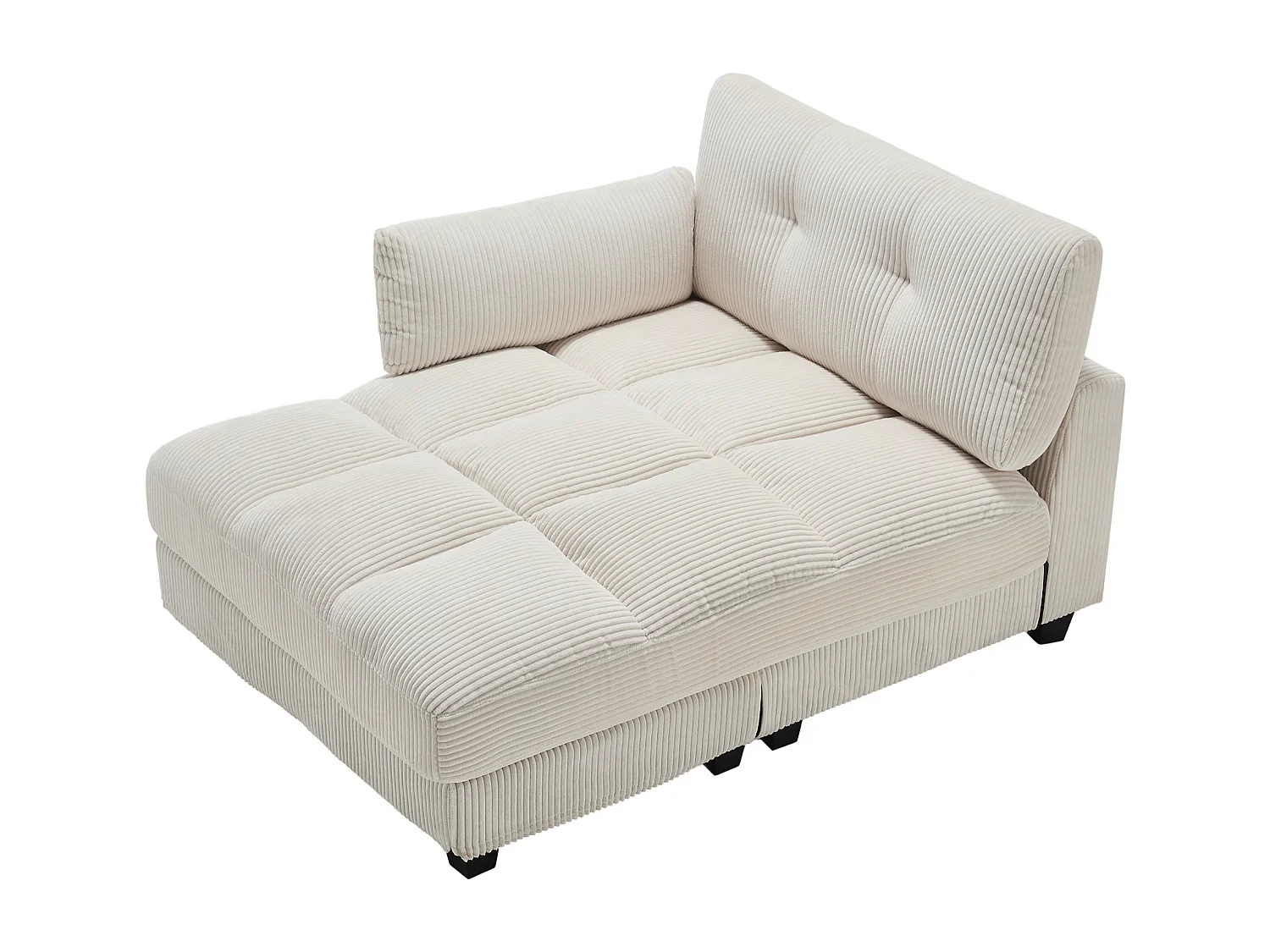 Multifunctionele 1-zits slaapbank (lounge/dagbed/fauteuil) - USB-poorten + opbergruimte - Milieuvriendelijk - Ideaal voor studio's