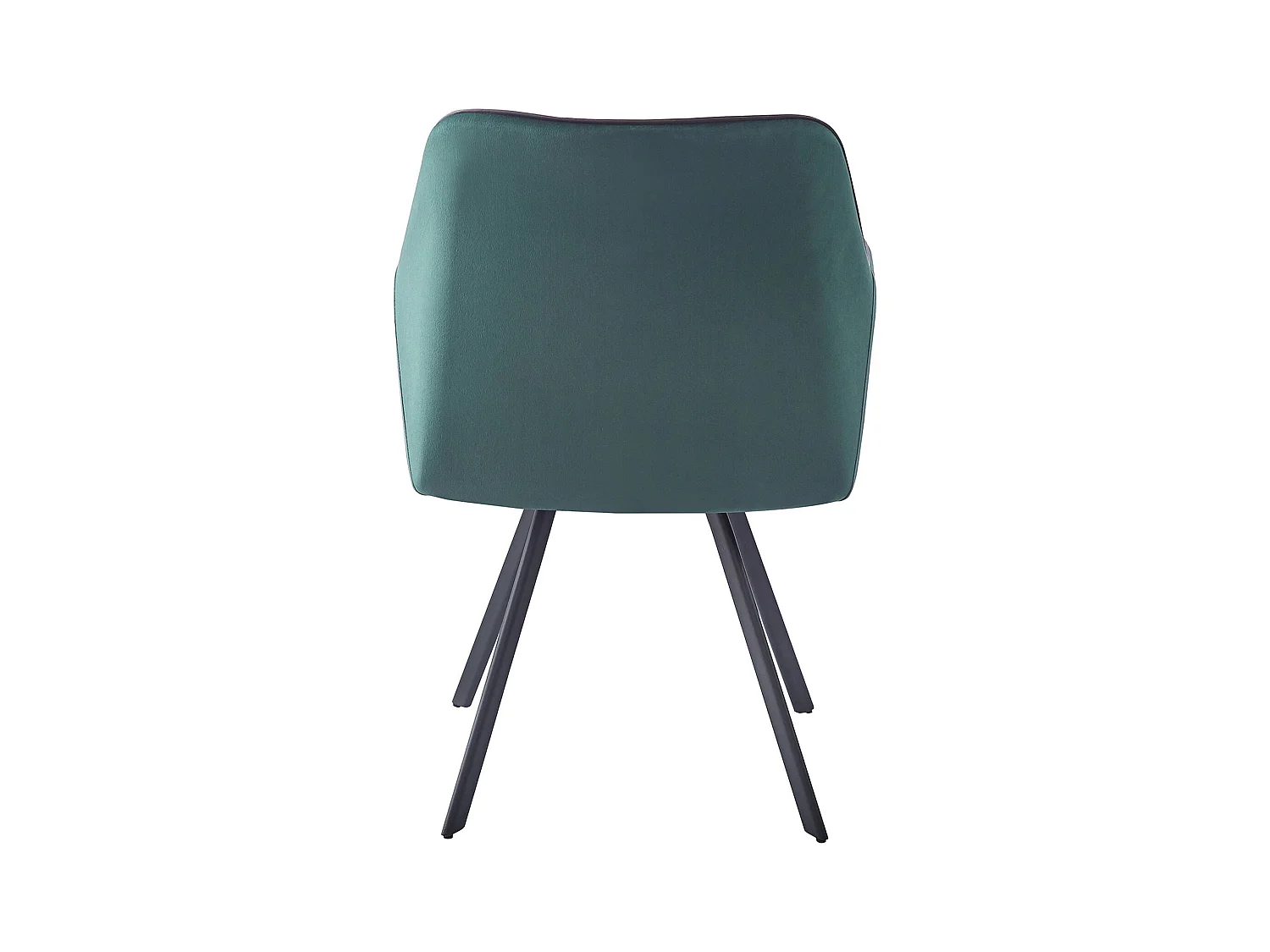 Chaise en Velours Ambre 125 Moderne et Résistante - Vert