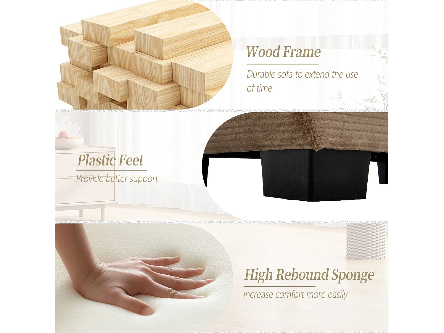 2-Zitsbank met Dubbel Memory Foam Kussen, Antibacterieel Fluweel en Industrieel Design - Inclusief 2 Kussens