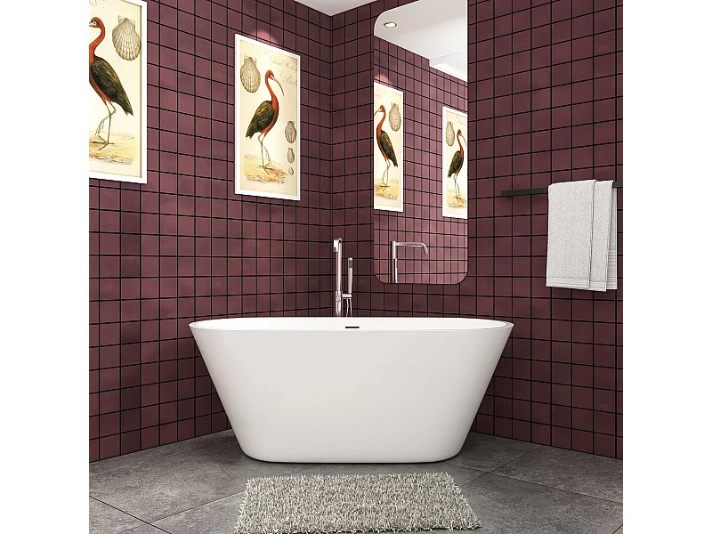 150x70x58cm  freistehende Badewanne  Schiffsbadewanne   Acrylbadewanne