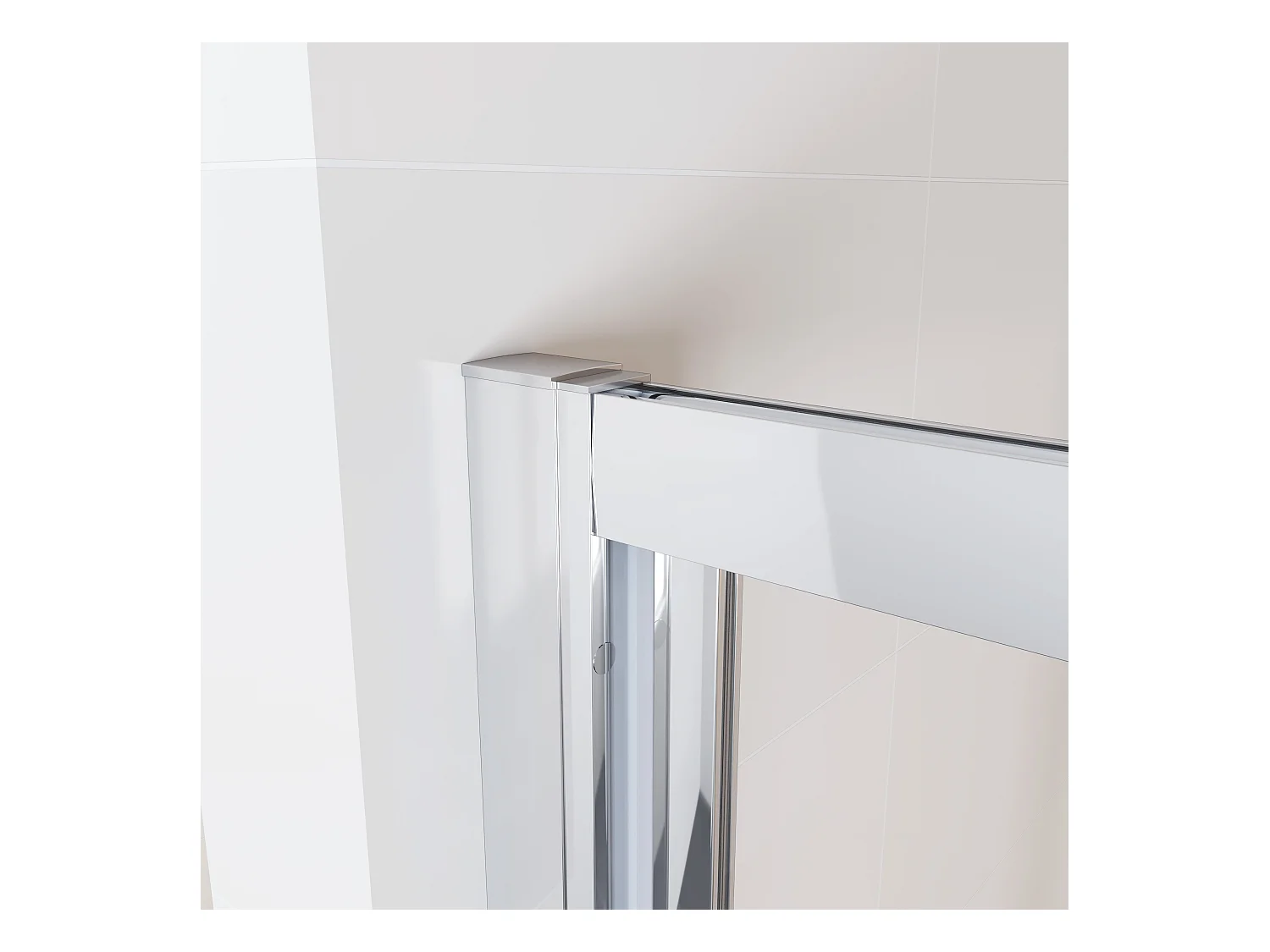 5mm 90x185cm Sicherheitsglas Duschkabine Falttür Duschtür Duschabtrennung