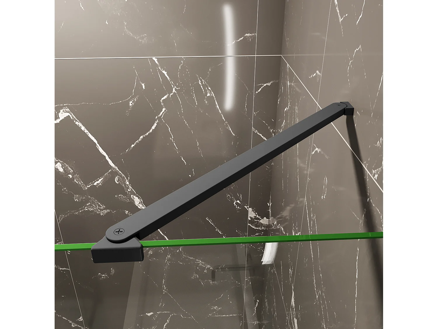 100x200cm Walk in Duschwand Panel Seitenwand Dussche 8mm NANO Glas 30cm Wasserschutzglas