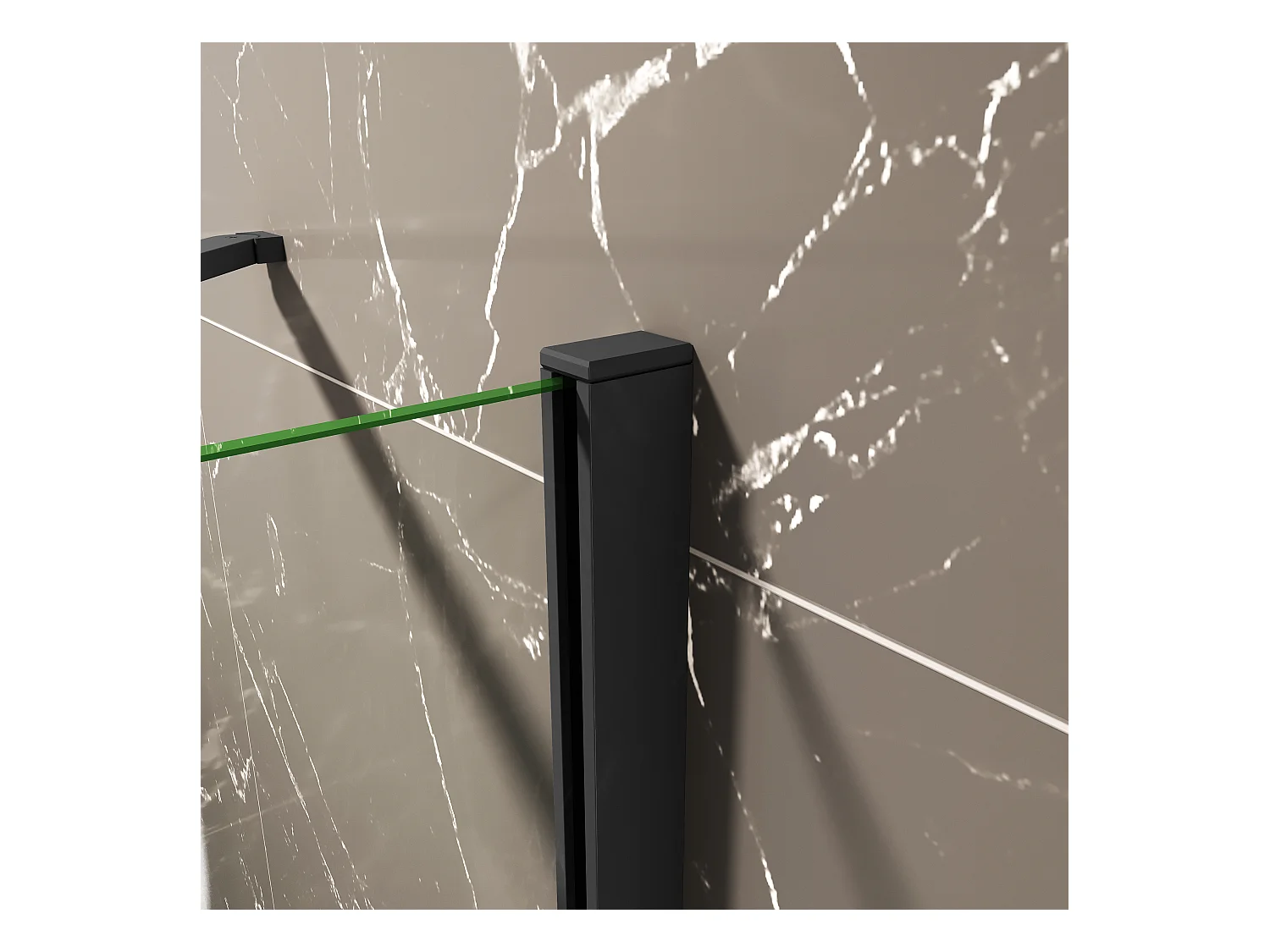 140x200cm Walk in Duschwand Panel Seitenwand Dussche 8mm NANO Glas 30cm Wasserschutzglas