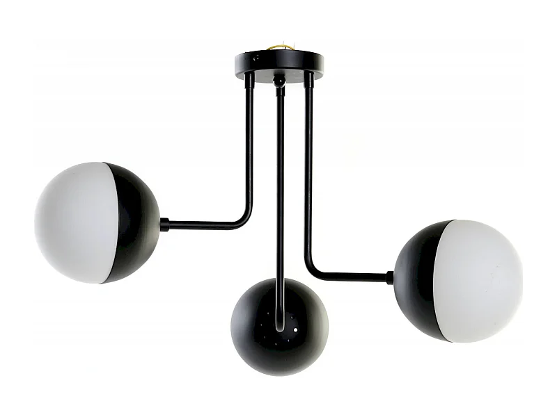 Plafonnier design bicolore chic pour intérieur moderne