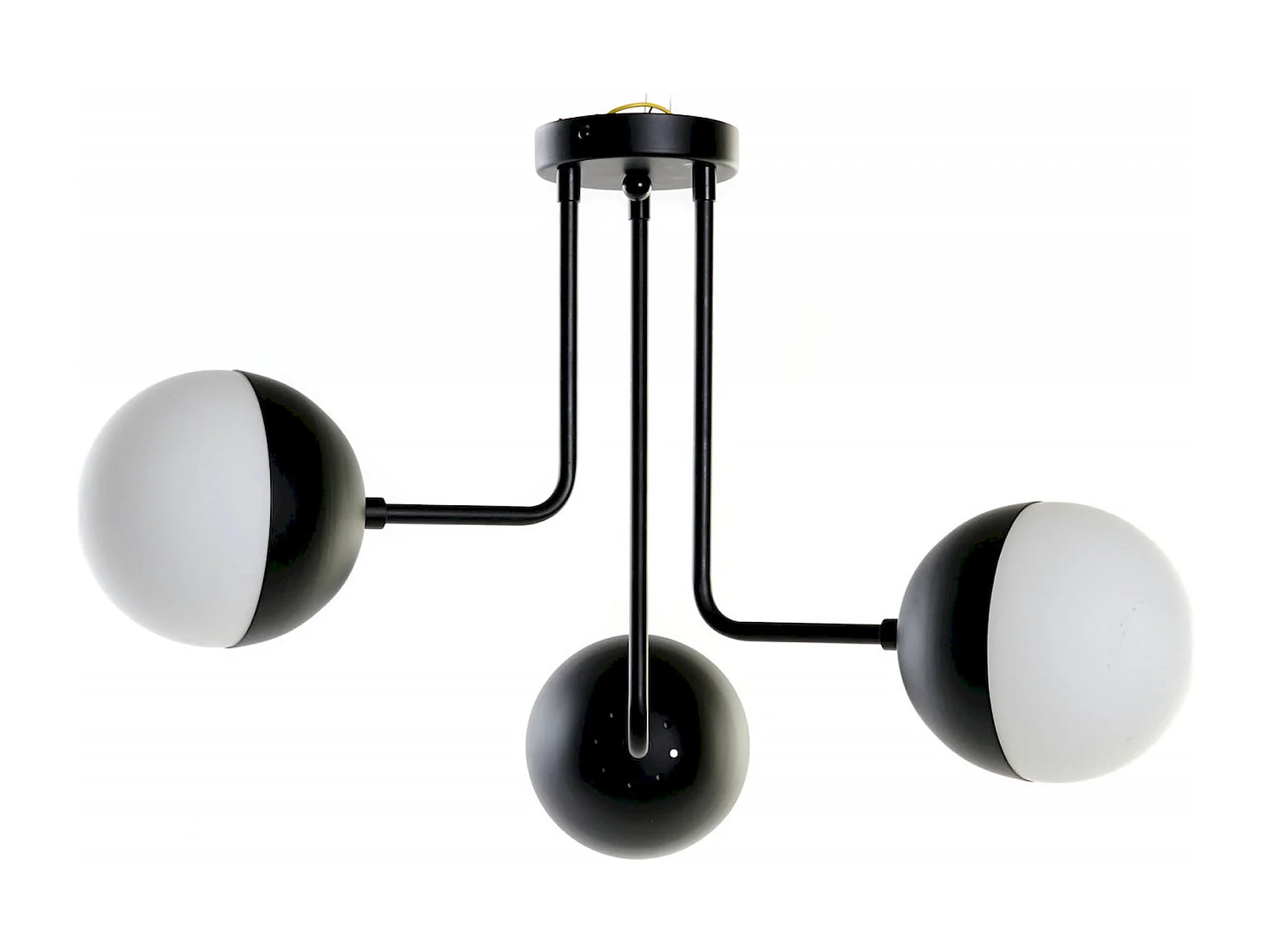 Plafonnier design bicolore chic pour intérieur moderne