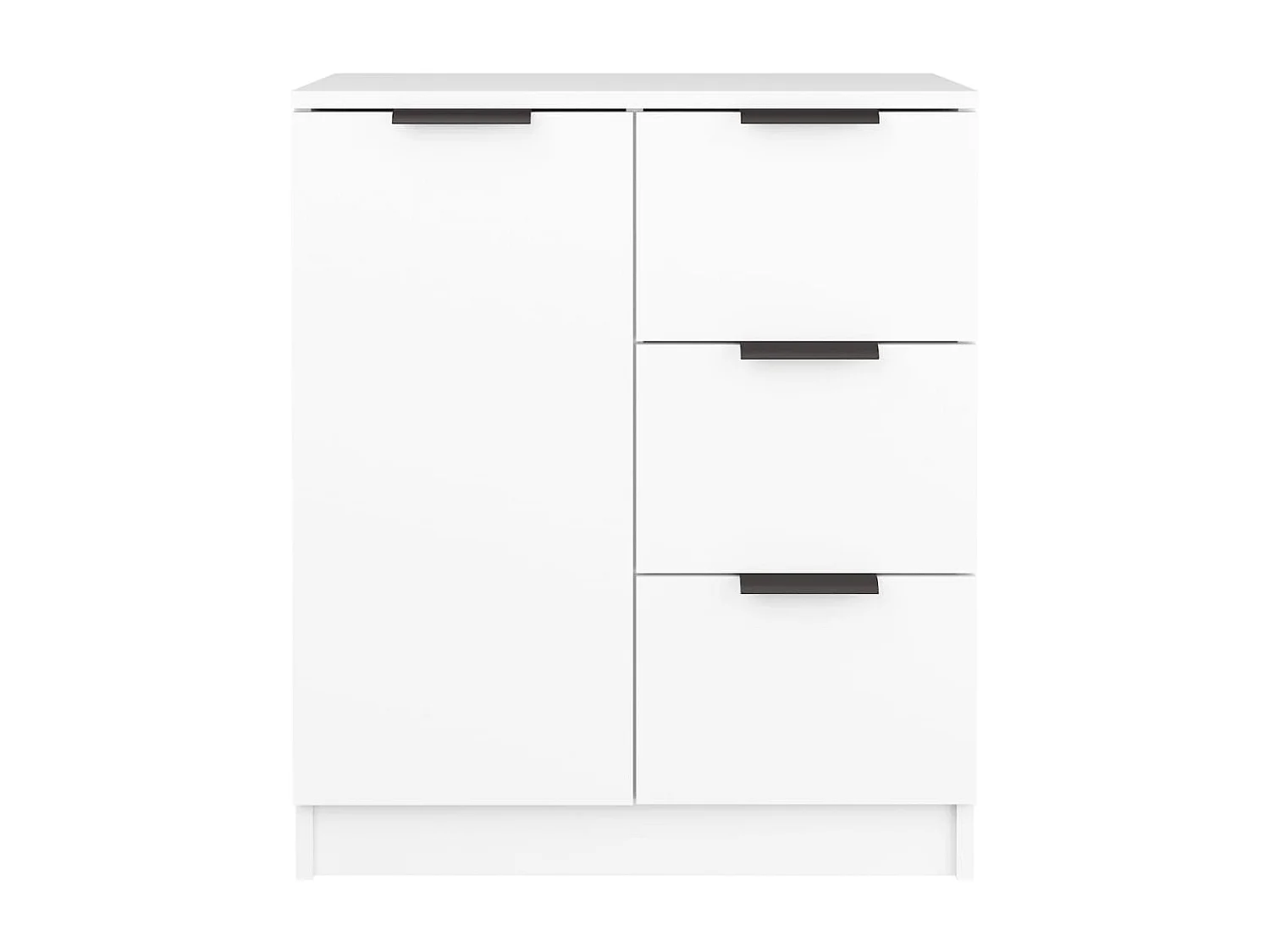 Buffet Blanc 60x30x70 Bois d'ingénierie