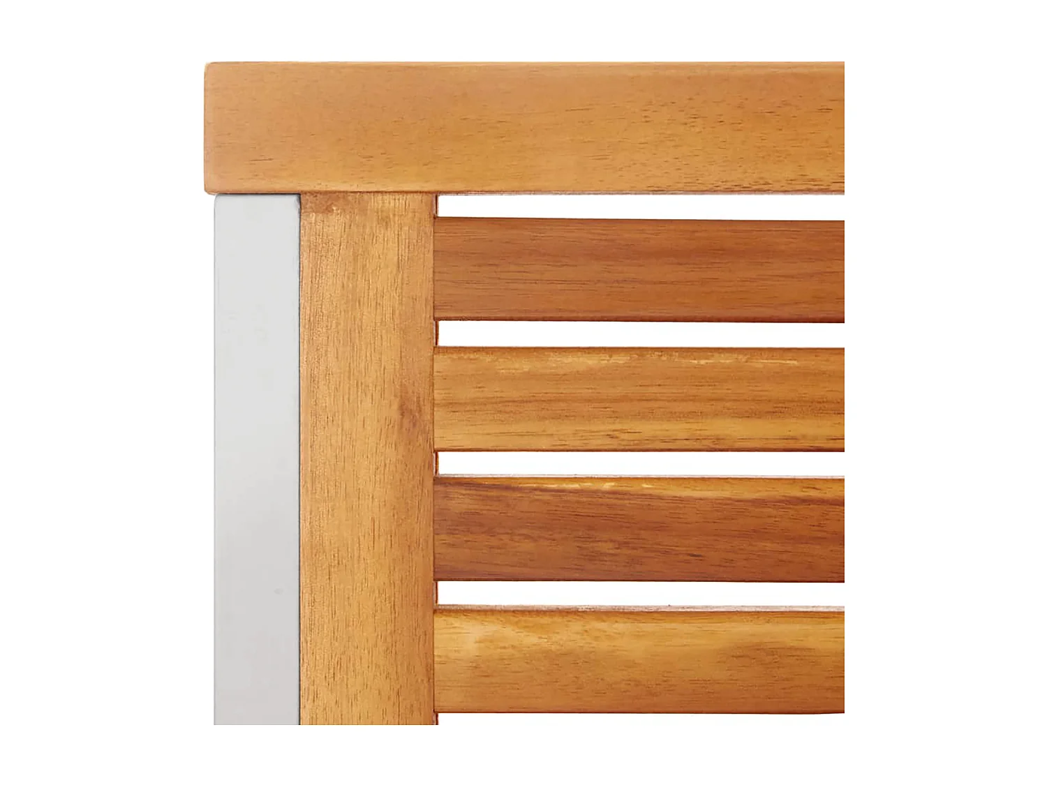 Transat avec Chaises de Jardin 3 pcs en Bois Massif d'Acacia