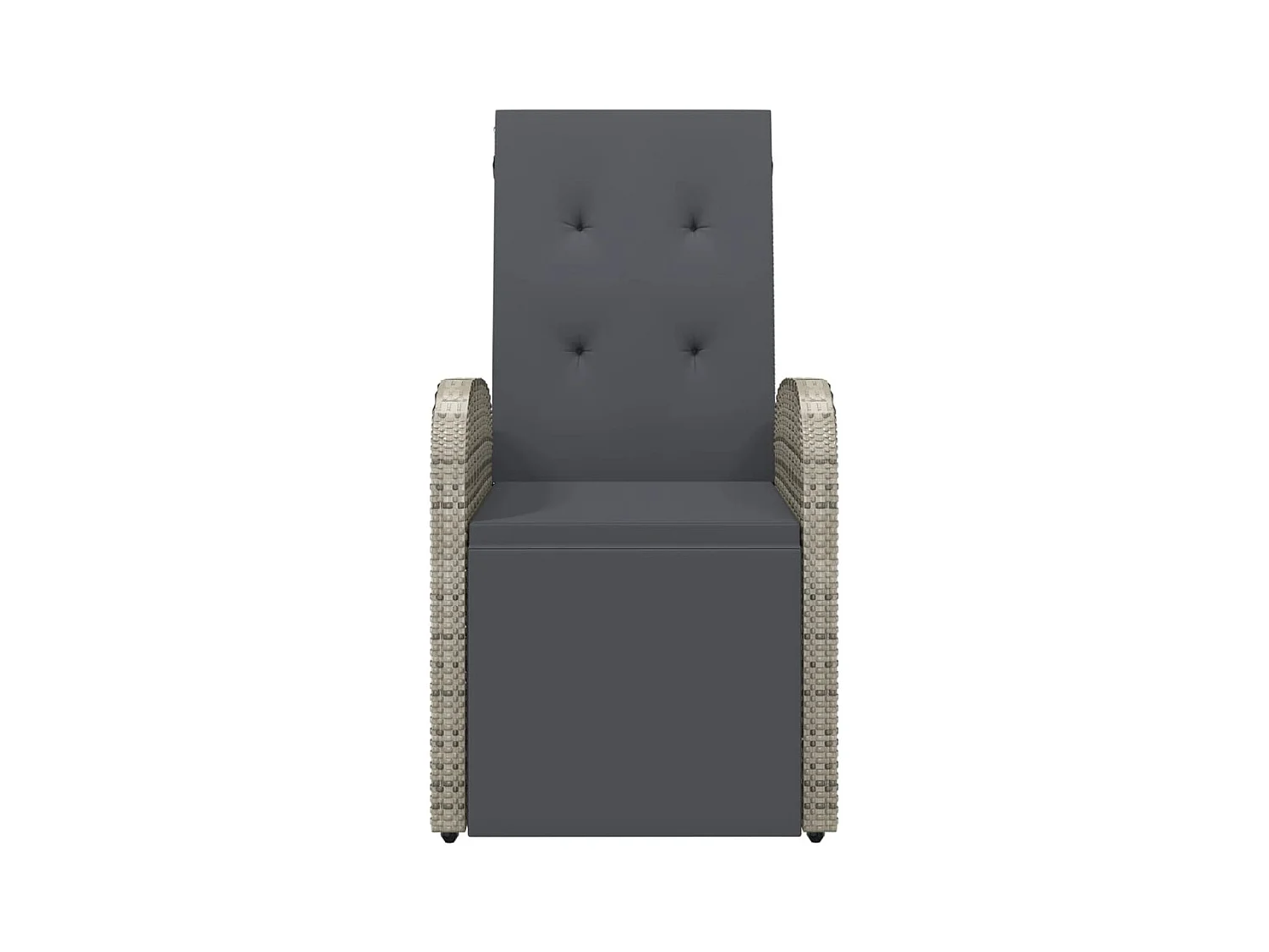 Ligstoelen kussens set van 2 geweven hars