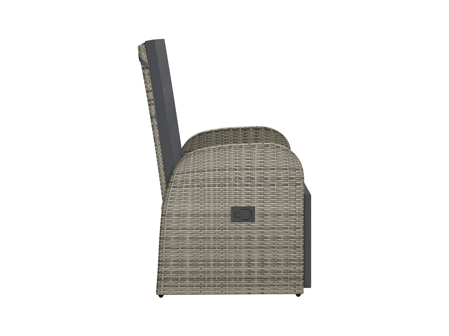 Ligstoelen kussens set van 2 geweven hars