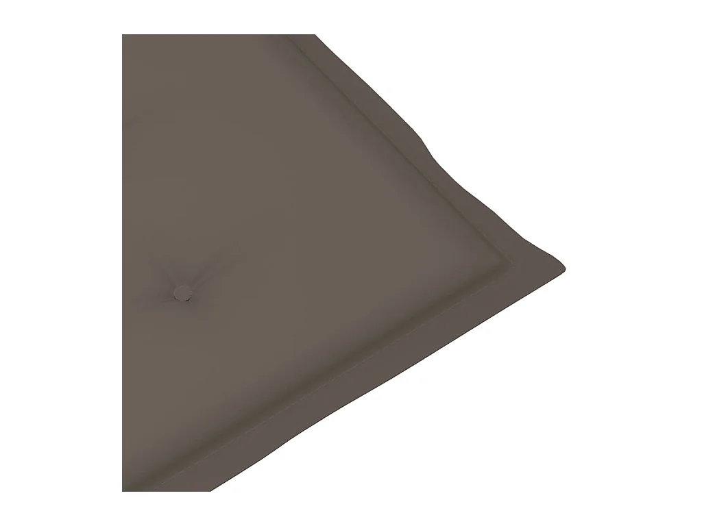 Set van 4 verstelbare tuinstoelen met kussens Acaciahout