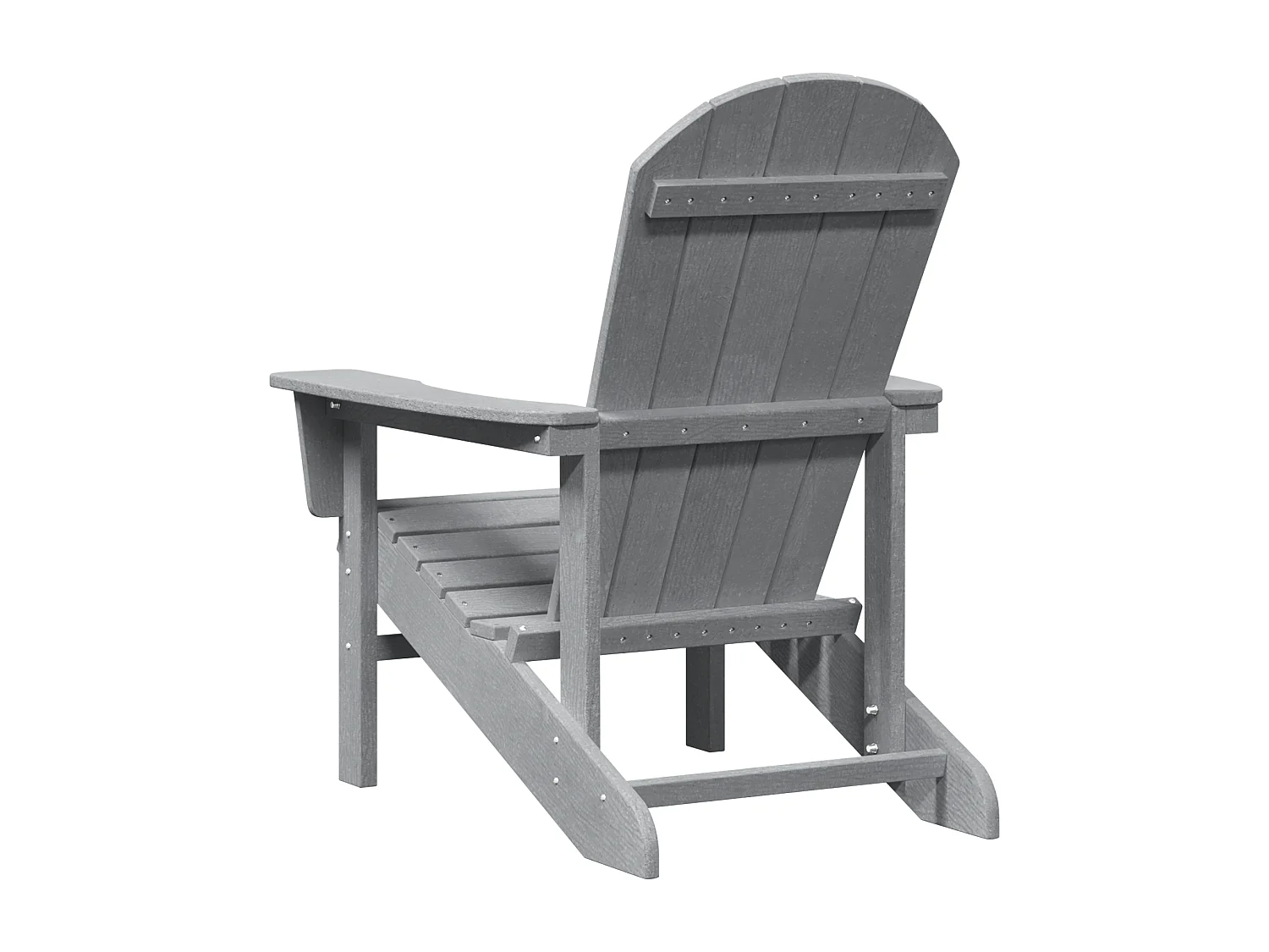 Chaise Adirondack Gris Clair 74x82x91 cm HDPE