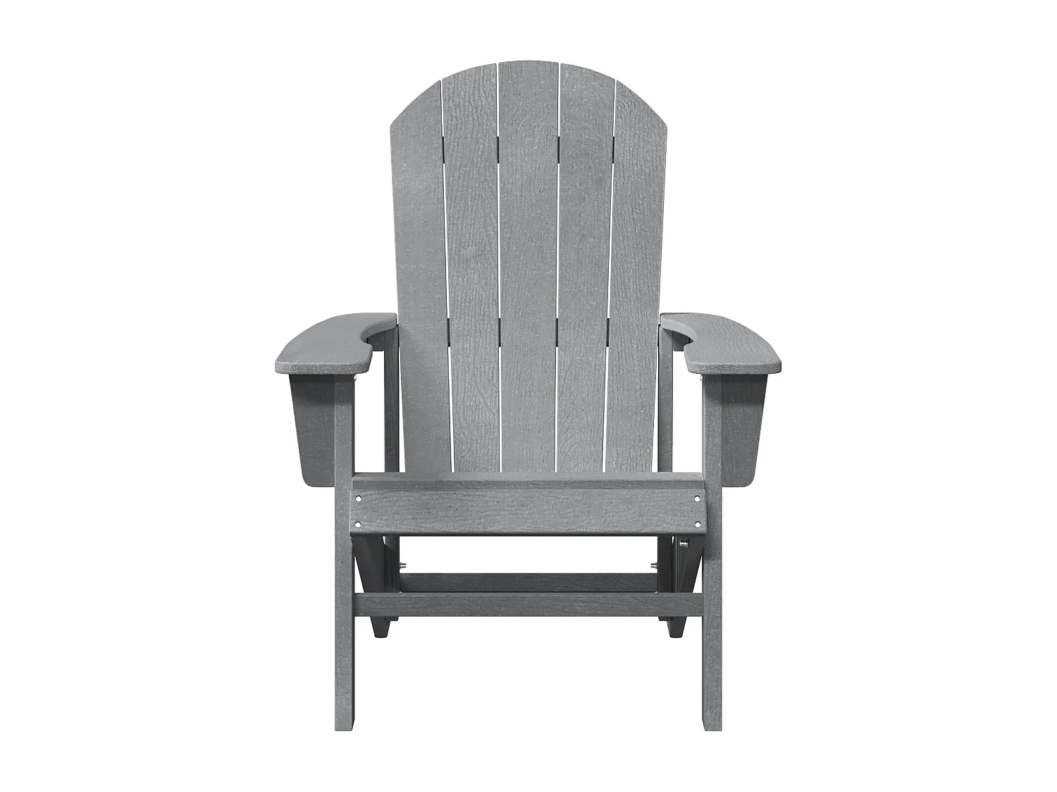 Chaise Adirondack Gris Clair 74x82x91 cm HDPE