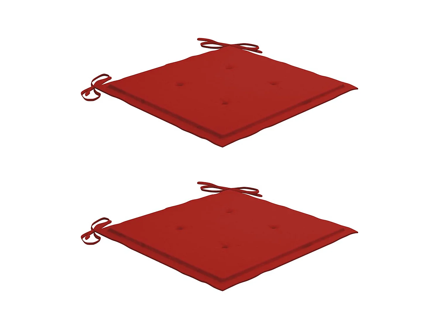 Tuinstoelen met kussens set van 2 Massief acaciahout