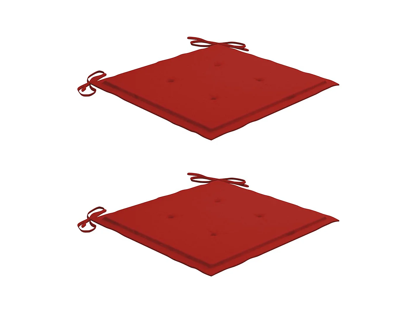 Tuinstoelen met kussens set van 2 Massief acaciahout