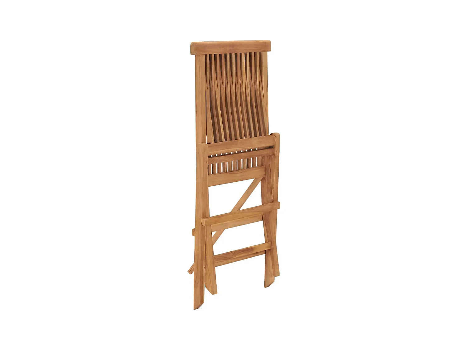Chaises pliables de jardin lot de 8 Bois de teck solide