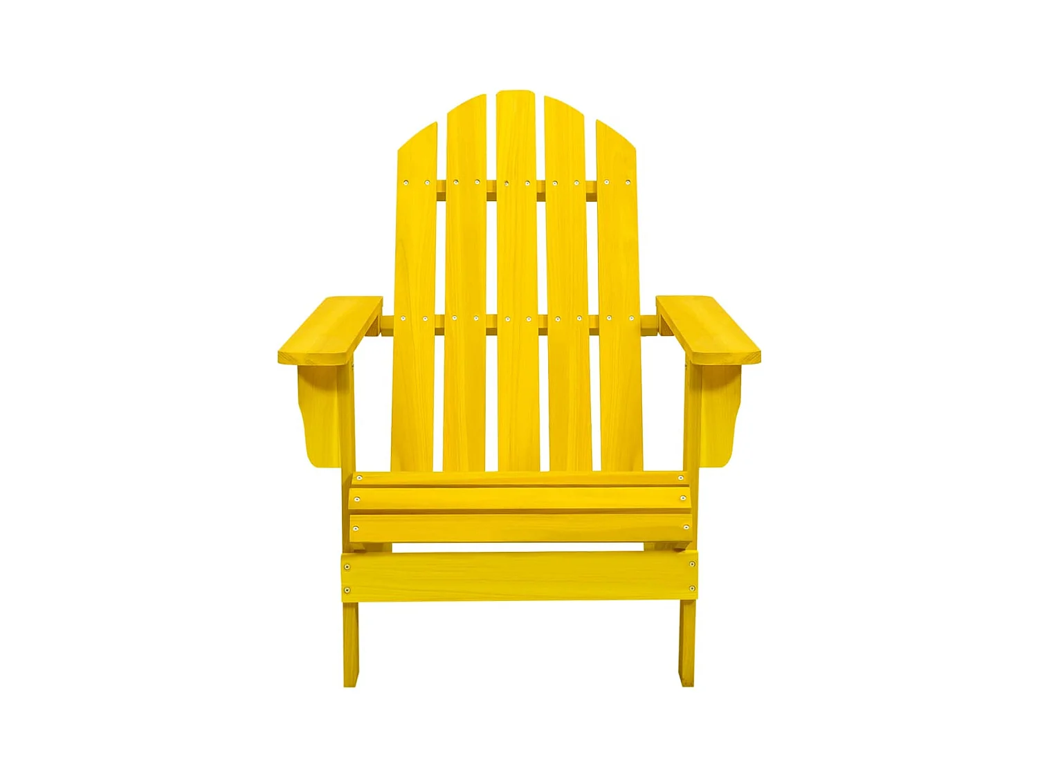 Chaise de jardin Adirondack bois de sapin massif jaune