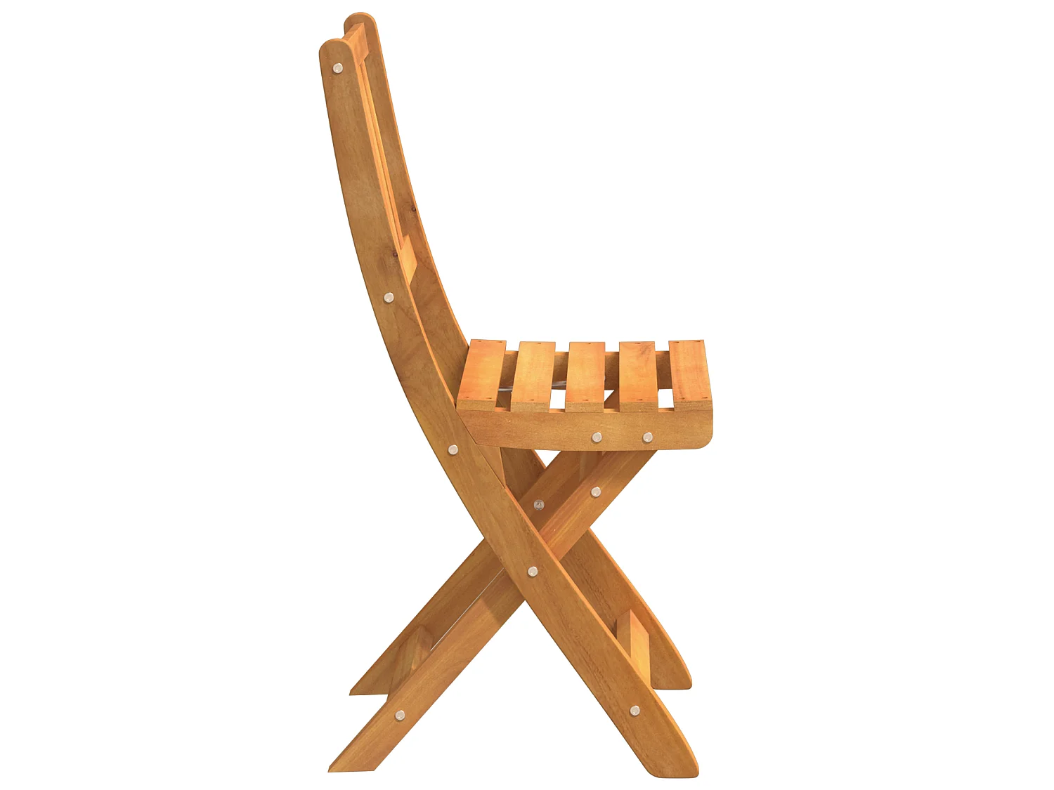 Chaises de jardin pliantes 6 pcs 36x46x86 cm Bois massif d'acacia