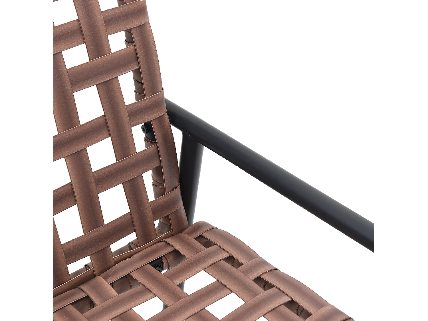 Tuinstoelen 2 stuks Zwart 79x56x73,5 cm Polypropyleen Rotan