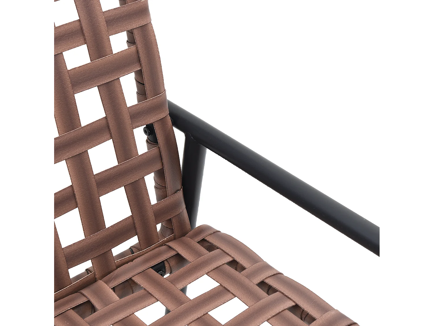 Sillas de jardín 2 piezas Negro 79x56x73,5 cm Ratán polipropileno