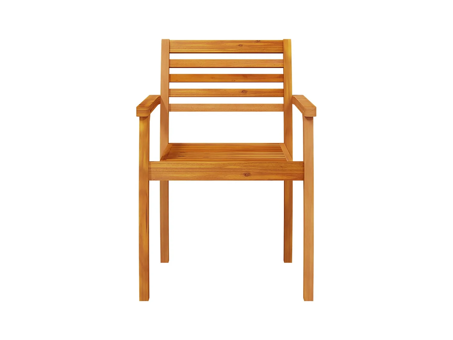 Tuinstoelen set van 6 59x55x85 massief acaciahout