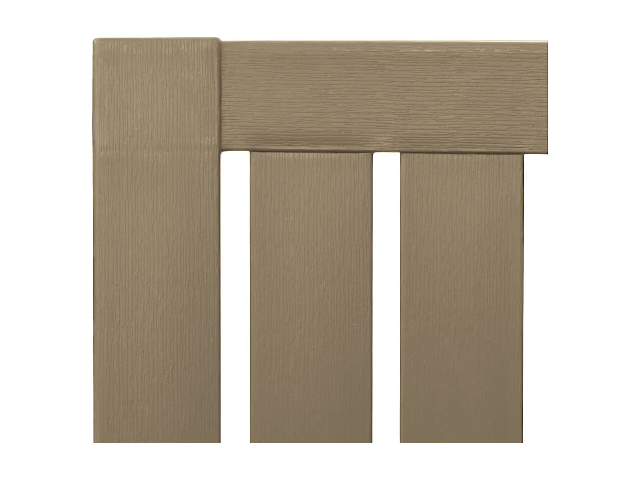 Chaise de jardin Adirondack marron clair polypropylène