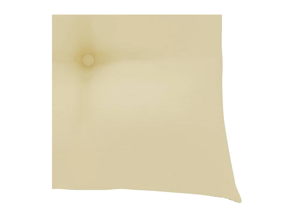 Tuinstoelen en crèmewitte kussens set van 4 massief teakhout