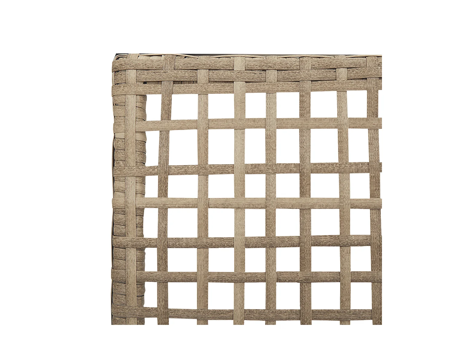 sedie da giardino con cuscini beige in polyrattan