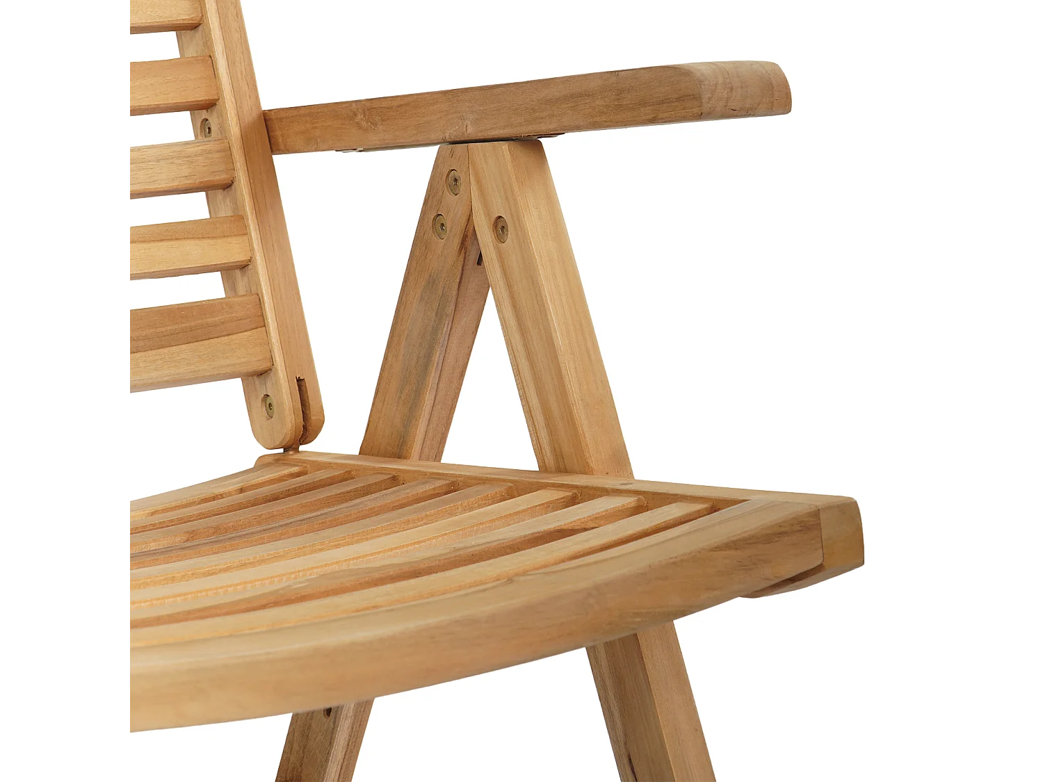 Chaises de jardin pliables 8 pcs en bois massif de teck