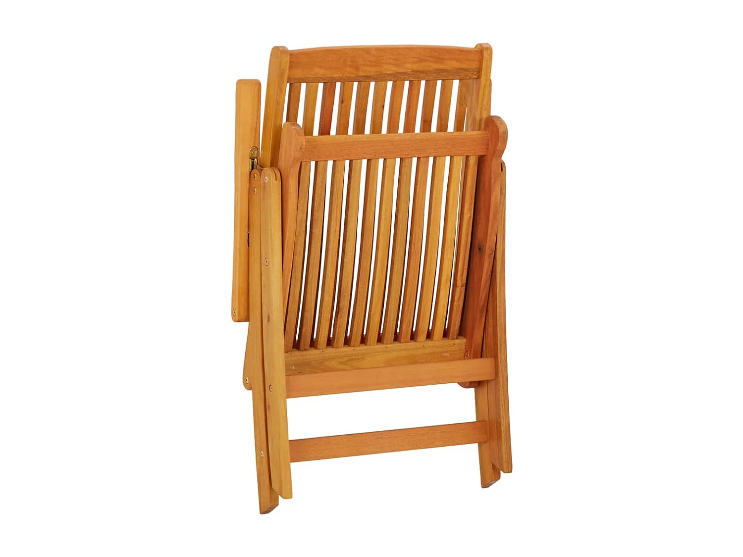Opvouwbare tuinstoelen set van 2 massief eucalyptushout