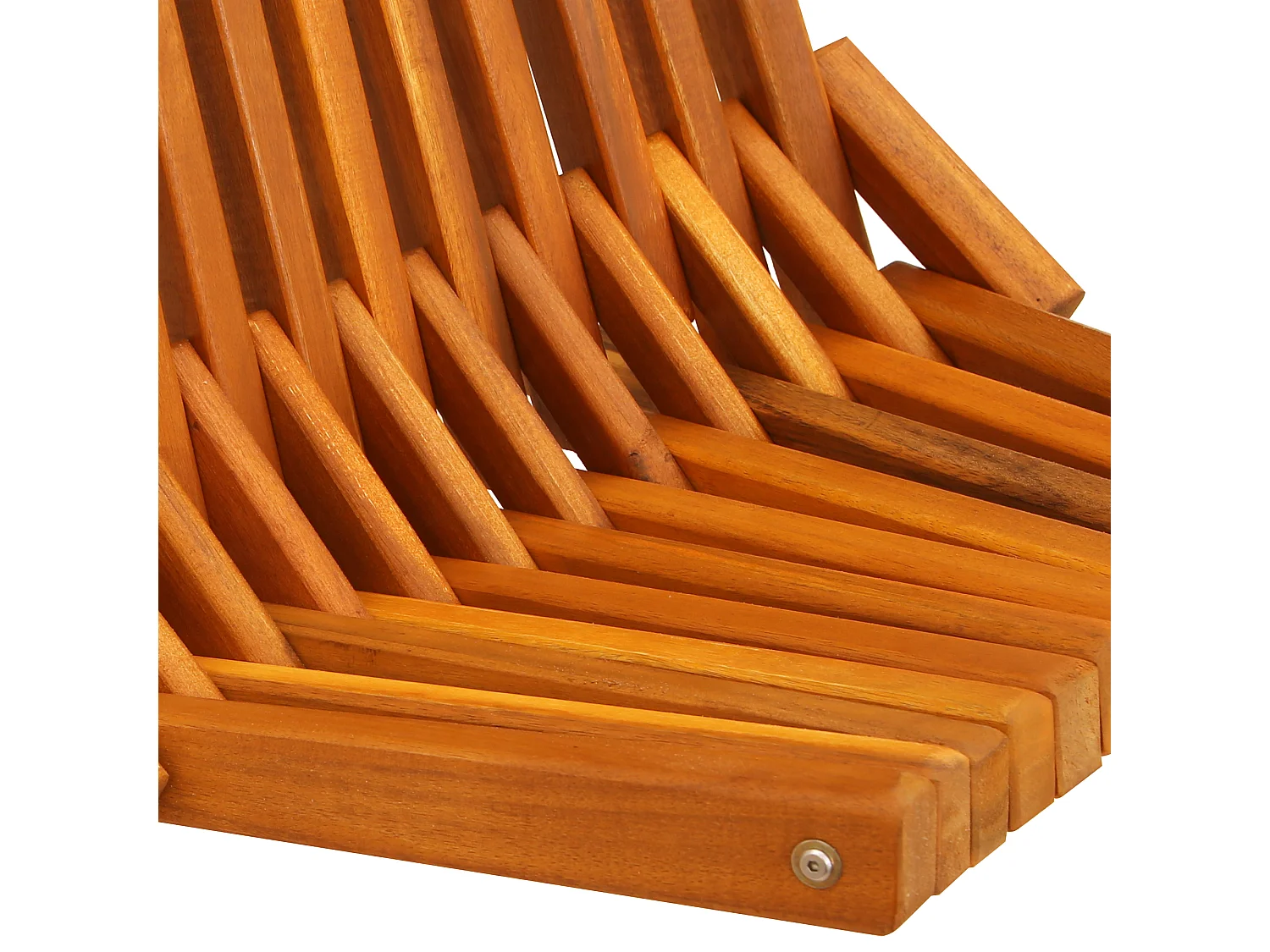 Chaises de Jardin Pliantes 2 pcs Bois Acacia