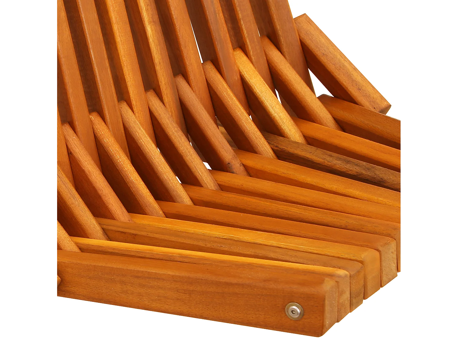 Sillas de jardín plegables 2 piezas madera de acacia